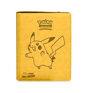 Pokemon Album Pikachu 9-Pocket i lær Ultra Pro 9-Pocket Premium PRO-Binder 